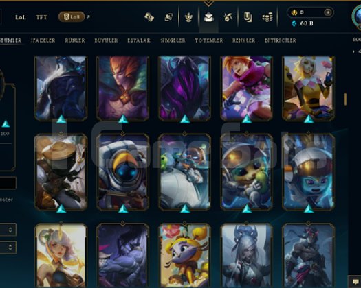 819 LEVEL / 204 SKİN / FUL HERO +MAİL +14K SATIŞ