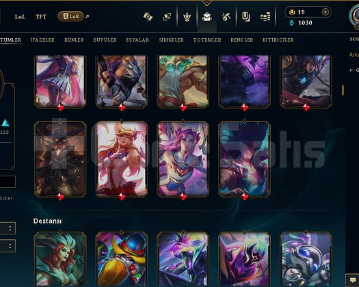 416 LEVEL / 259 SKİN / 151 HERO +MAİL +14K SATIŞ