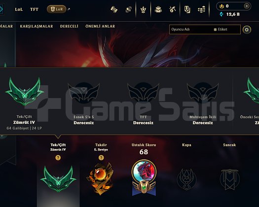 EUW ZÜMRÜT 3 HESAP