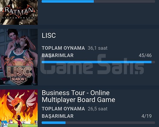 Steam hesabı 11 oyun