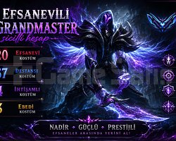 20 Efsanevili Kostümlü/ Vip Hesap / Diamond Elo