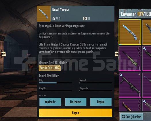 BUZUL YARGICI KELEBEK METRO ROYALE SİTENİN EN UCUZ