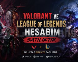 ACİL SATILIK TEK HESAP VALORANT + LOL