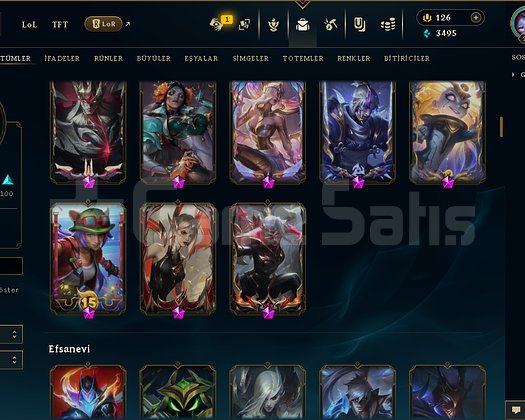 281 LEVEL / 161 SKİN / FUL HERO +HAŞMETLİ +MAİL