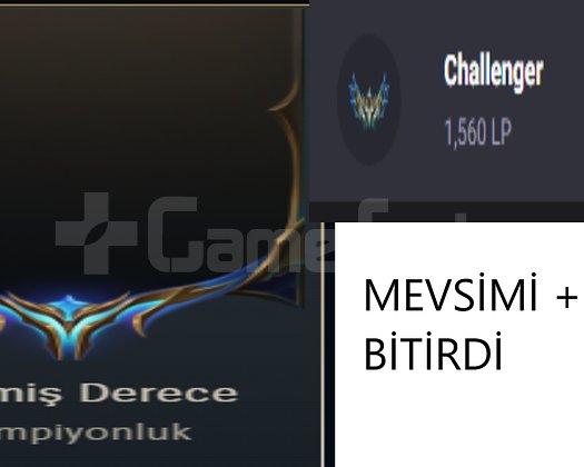 GEÇEN MEVSİM 1560LP CHALLENGER BİTİREN HESAP