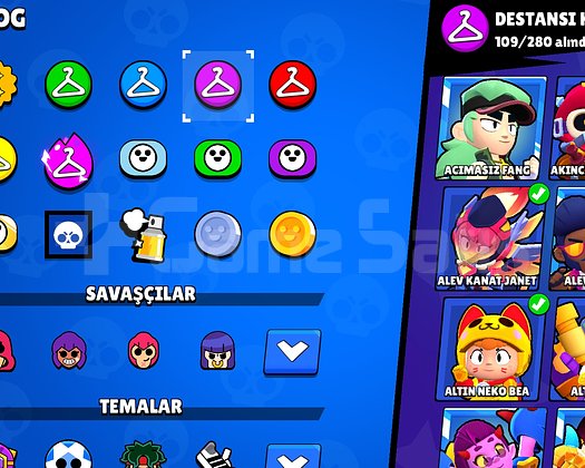 FULL + FULL  AŞIRI ŞANSLI BRAWL STARS HESABI