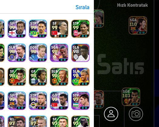 110  Messi 3256 güç var baya iyi bir hesap