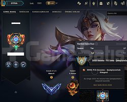 GEÇEN SEZON CHALLENGER 1369LP BİTİRMİŞ HESAP