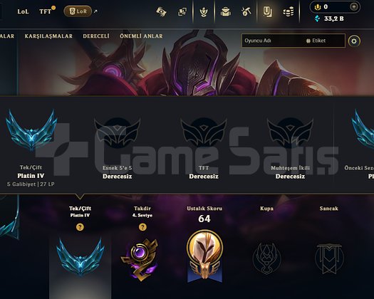 PLAT 4 AZ OYUNLU 83 WR