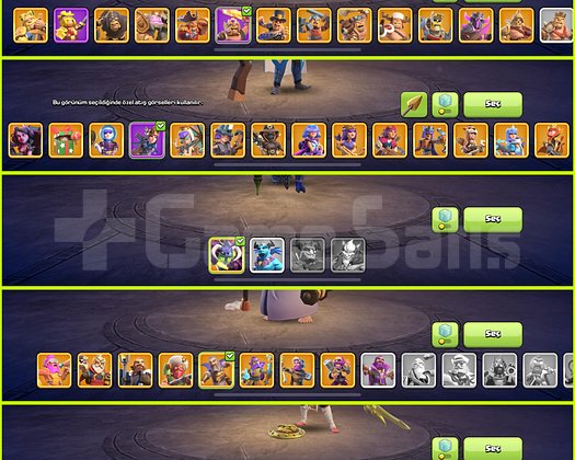 46 KOSTÜM!! 6 ARKAPLAN!! TH17 MAX HESAP