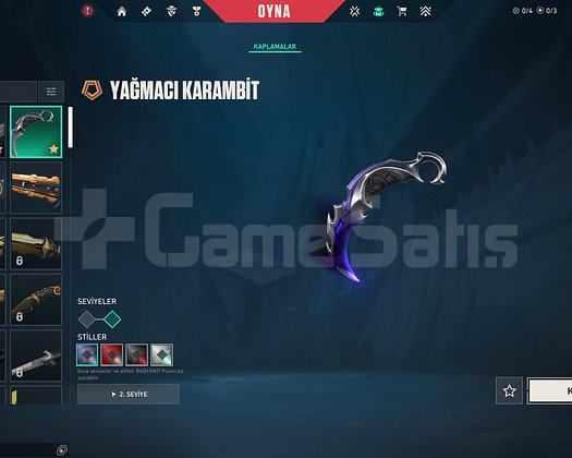 TR YAĞMACI KARAMBİT + KAOS SET KELEPİR