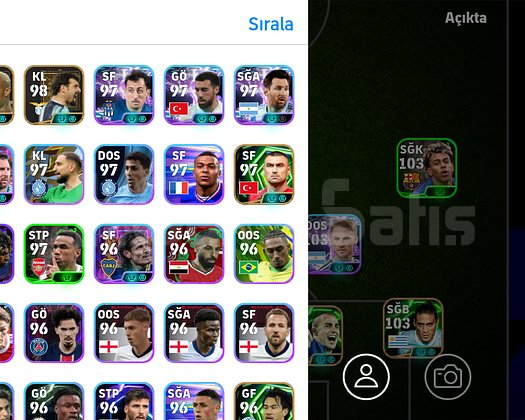 İOS UYUMLU EFOOTBALL MOBİLE 3200 HESAPTIR
