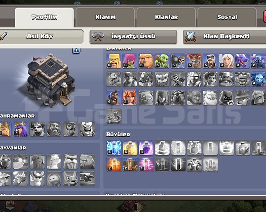 UYGUN FİYAT CLASH OF CLANS HESAP ACİL SATILIK