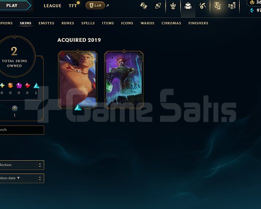 TR / 67 LVL + 2 SKİN + BRONZ MMR + MAİL !!!!