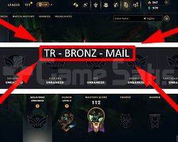 TR / 67 LVL + 2 SKİN + BRONZ MMR + MAİL !!!!