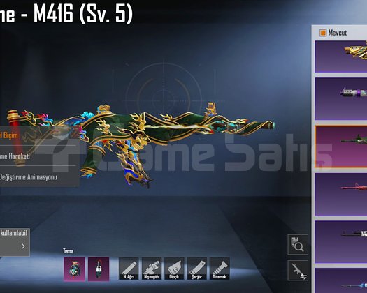 5 lvl m4 kombinlik tertemiz hesap