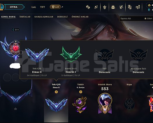 CHALLENGER EMOTS ARCANE Jinx Acc