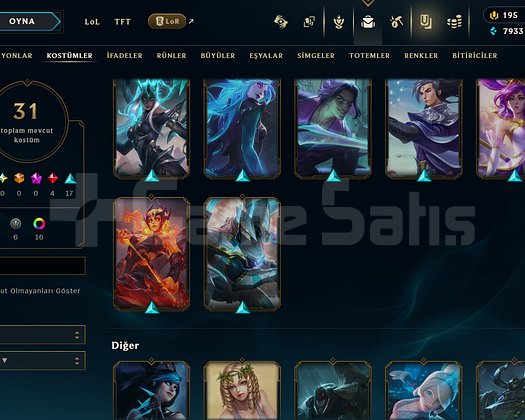 TR - PLAT2 - 31SKIN - BOL GANIMET - MAIL DEVIRLI