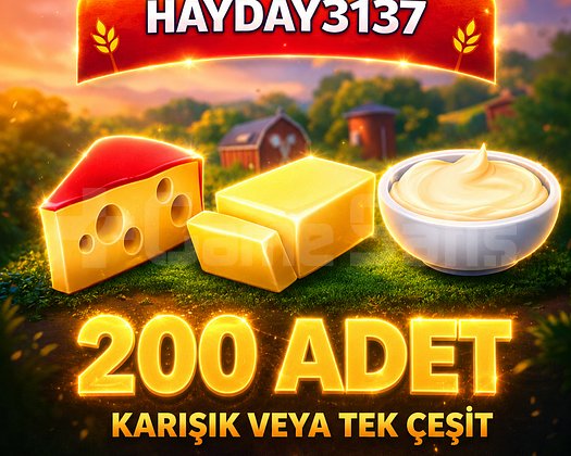 200 ADET PEYNİR TEREYAĞ KREMA
