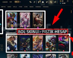 223 LVL + 179 SKİN + FIRSAT HESAP + MAİL !!!!