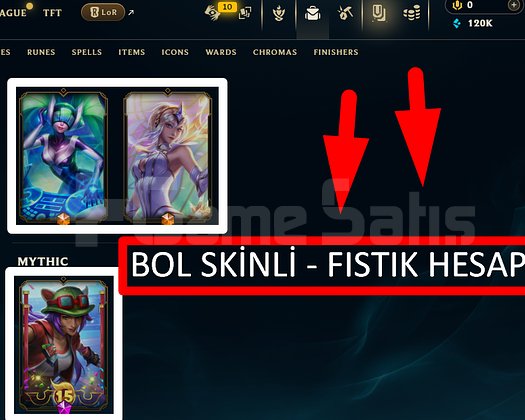195 LVL + 126 SKİN + MAİL ONAYSIZ + FIRSAT !!