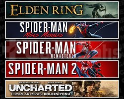 Elden + Miles + Spider 1 + Spider 2 + Uncharted