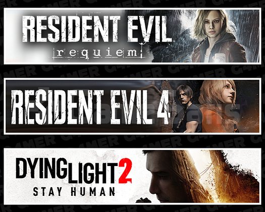 Resident Evil 4 + Requiem + Dying Light 2