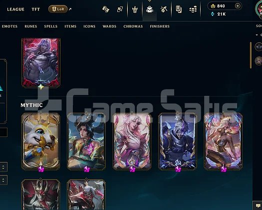 Yeraltı Kralı Viego skinli CHAL GÖRMÜŞ MASTER ACC