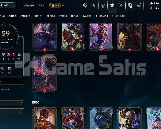Yeraltı Kralı Viego skinli CHAL GÖRMÜŞ MASTER ACC