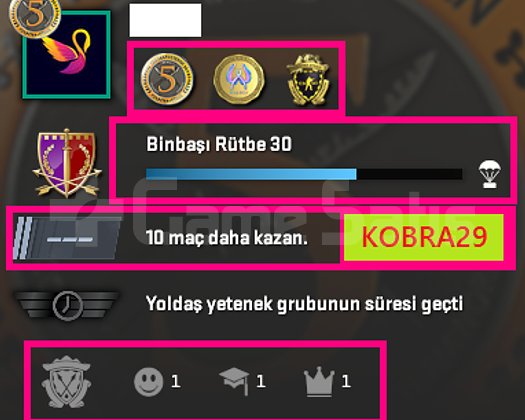 3 MADALYA 94 WİN 275 SAAT SEÇKİN HESAP