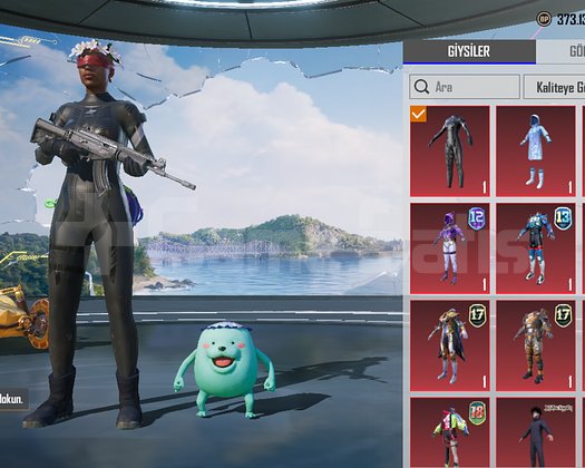 Buz diyarı 5 dolu pubg hesabı