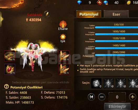 S75 SERVERİNDE MAGE HESAP
