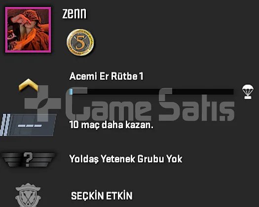 5 YIL ROZETLİ PRİME TÜRK HESAP ANINDA TESLİM