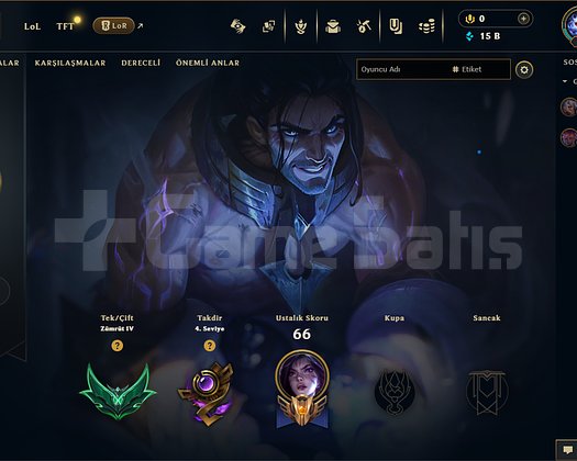 EUW / EMERALD 4 / AZ MAÇ UYGUN HESAP/ACİL