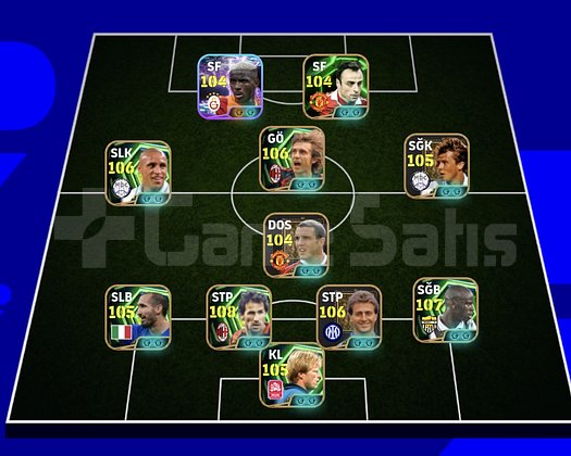 KG 3240 3 BOMBACI+OSİMHEN+CARLOS+PİRLO+THURAM
