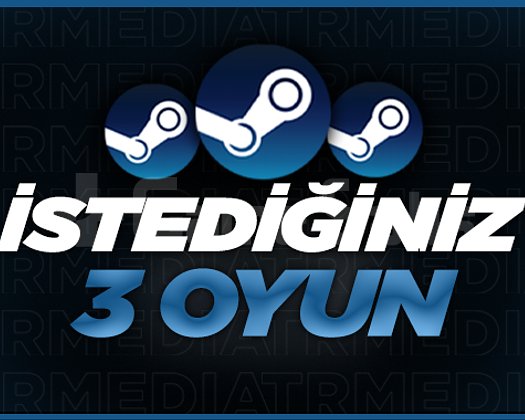 İSTEDİĞİNİZ 3 ADET OYUN + GARANTİ + DESTEK