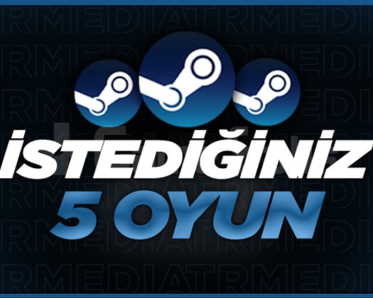 İSTEDİĞİNİZ 5 ADET OYUN + GARANTİ + DESTEK