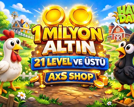 +21 Level 1 Milyon Altın ANINDA TESLİMAT