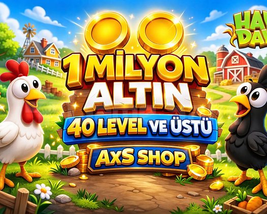 +40 Level 1 Milyon Altın ANINDA TESLİMAT