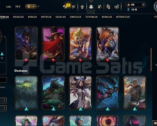 EUW Dia 2 Hesap l 60 WR l 33 Kostümlü l AZ Maçlı