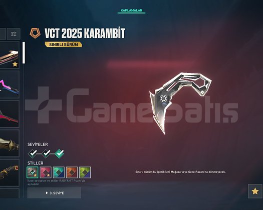 VCT 2025 KARAMBİT//6 VANDAL//SMURFLUK HESAPP!!