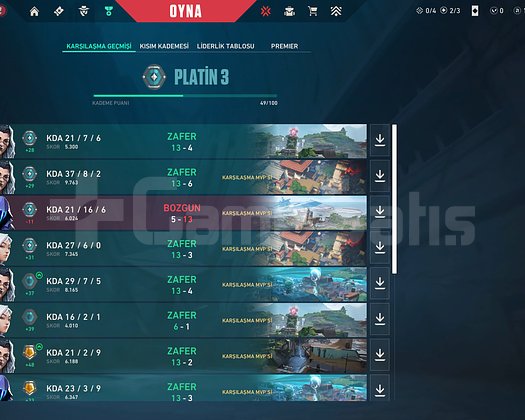 FRESH PLAT 3 HESAP