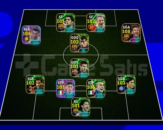 Efootball mükemmel hesap