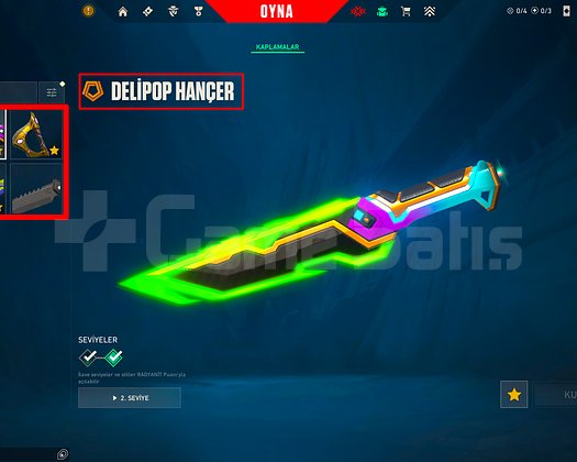 97 SEVİYE + DELİPOP HANÇER + 5 VANDAL + 4 BIÇAK!