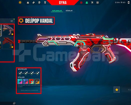 97 SEVİYE + DELİPOP HANÇER + 5 VANDAL + 4 BIÇAK!