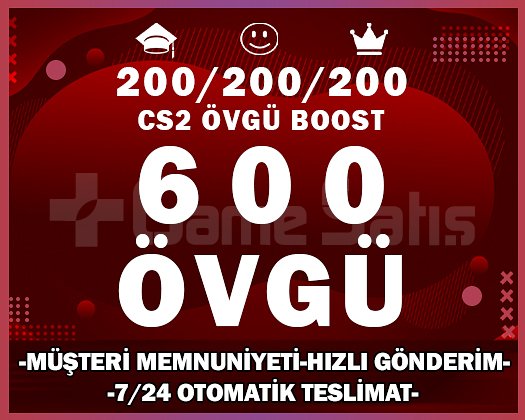 600+ ÖVGÜ CS2 YEŞİL GÜVEN FAKTÖRÜ