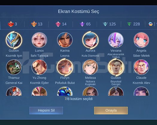 Mega 4 hesap kof gus colector ling ve daha fazlası