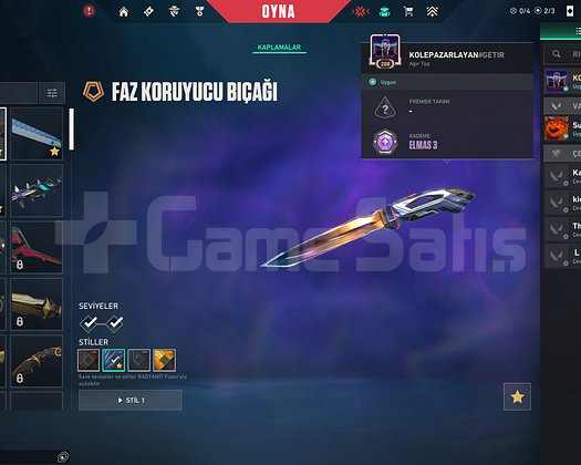 15BİN TL YATIRILMIŞ MÜKEMMEL DOLU MAİNLİK HESAP.!