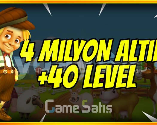 4 MİLYON ALTIN +40 LEVEL SINIRLI FIRSAT