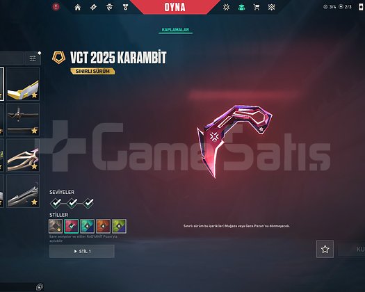 16 VANDAL 12 BIÇAKLI FULL + FULL HESAP UYGUN FİYAT